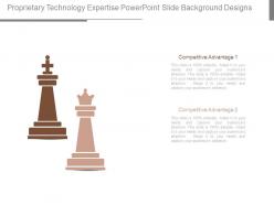 Proprietary technology expertise powerpoint slide background designs