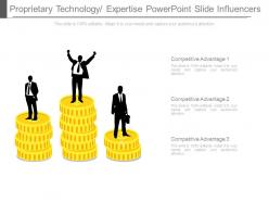 Proprietary technology expertise powerpoint slide influencers