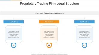 Proprietary Trading Firm Legal Structure In Powerpoint And Google Slides Cpb