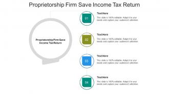 Proprietorship firm save income tax return ppt powerpoint presentation inspiration brochure cpb