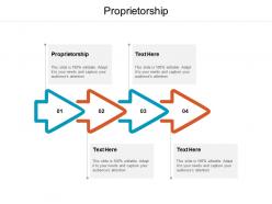 Proprietorship ppt powerpoint presentation infographic template inspiration cpb