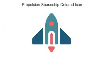 Propulsion Spaceship Colored Icon In Powerpoint Pptx Png And Editable Eps Format