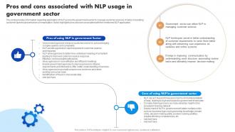 Pros And Cons Associated With NLP Usage In Natural Language Processing NLP For Artificial AI SS