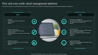 Pros And Cons Multi Cloud Management Platform