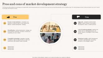Pros And Cons Of Market Development Strategy Accelerating Business Growth Top Strategy SS V