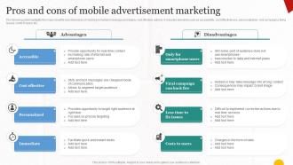 Pros And Cons Of Mobile Advertisement Marketing Implementing Cost Effective MKT SS V