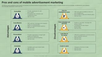 Pros And Cons Of Mobile Advertisement Marketing SMS Marketing Guide For Small MKT SS V