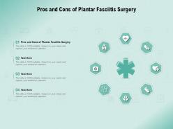 Pros and cons of plantar fasciitis surgery ppt powerpoint presentation infographic template