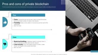 Pros And Cons Of Private Blockchain Types Of Blockchain Technologies