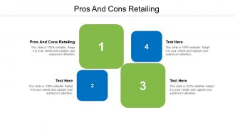Pros and cons retailing ppt powerpoint presentation layouts examples cpb