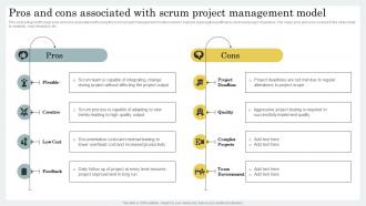 Pros And Cons Scrum Project Management Model Strategic Guide For Hybrid Project Management