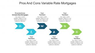 Pros and cons variable rate mortgages ppt powerpoint presentation slides background image cpb