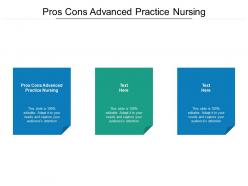 Pros cons advanced practice nursing ppt powerpoint presentation professional show cpb