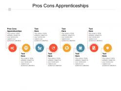 Pros cons apprenticeships ppt powerpoint presentation outline samples cpb