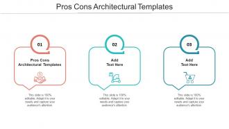 Pros Cons Architectural Templates Ppt Powerpoint Presentation Gallery Show Cpb