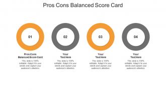 Pros cons balanced score card ppt powerpoint presentation infographic template backgrounds cpb