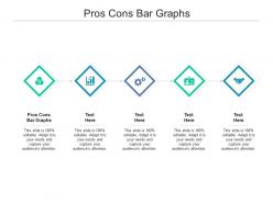 Pros cons bar graphs ppt powerpoint presentation model slide portrait cpb