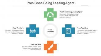 Pros Cons Being Leasing Agent Ppt Powerpoint Presentation Ideas Deck Cpb
