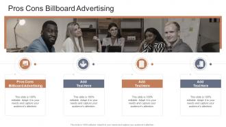 Pros Cons Billboard Advertising In Powerpoint And Google Slides Cpb