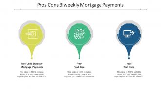 Pros cons biweekly mortgage payments ppt powerpoint presentation portfolio grid cpb