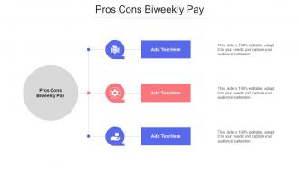 Pros Cons Biweekly Pay Ppt Powerpoint Presentation Outline Template Cpb