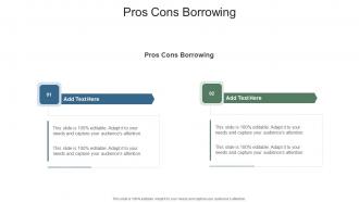 Pros Cons Borrowing In Powerpoint And Google Slides Cpb
