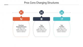 Pros cons changing structures ppt powerpoint presentation icon grid cpb
