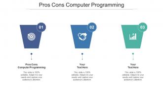Pros cons computer programming ppt powerpoint presentation layouts smartart cpb