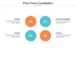 Pros cons constitution ppt powerpoint presentation icon visual aids cpb