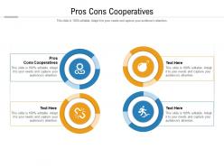 Pros cons cooperatives ppt powerpoint presentation layouts deck cpb
