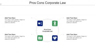 Pros Cons Corporate Law In Powerpoint And Google Slides