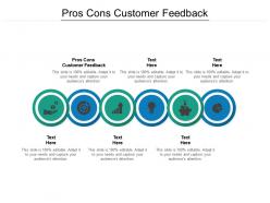 Pros cons customer feedback ppt powerpoint presentation ideas cpb