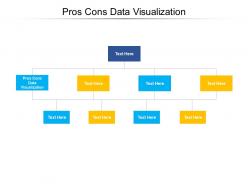 Pros cons data visualization ppt powerpoint presentation summary graphics cpb