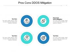 Pros cons ddos mitigation ppt powerpoint presentation inspiration cpb