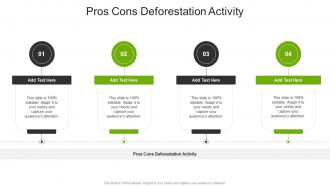 Pros Cons Deforestation Activity In Powerpoint And Google Slides Cpb