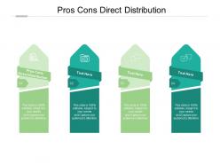 Pros cons direct distribution ppt powerpoint presentation graphic cpb