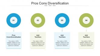 Pros Cons Diversification In Powerpoint And Google Slides Cpb