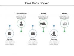 Pros cons docker ppt powerpoint presentation icon background image cpb