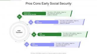 Pros Cons Early Social Security In Powerpoint And Google Slides Cpb