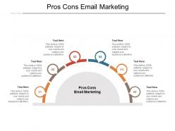 Pros cons email marketing ppt powerpoint presentation pictures graphics cpb