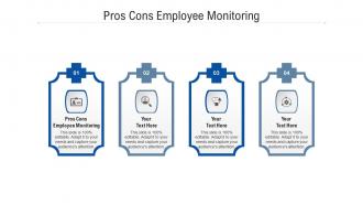 Pros cons employee monitoring ppt powerpoint presentation diagram images cpb