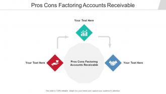 Pros Cons Factoring Accounts Receivable Ppt Powerpoint Presentation Gallery Rules Cpb