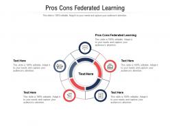 Pros cons federated learning ppt powerpoint presentation picture cpb