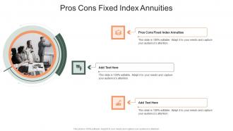 Pros Cons Fixed Index Annuities In Powerpoint And Google Slides Cpb