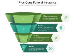 Pros cons funeral insurance ppt powerpoint presentation layouts microsoft cpb