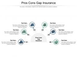 Pros cons gap insurance ppt powerpoint presentation ideas outfit cpb