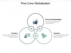 Pros cons globalization ppt powerpoint presentation pictures sample cpb