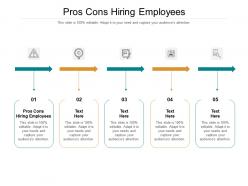 Pros cons hiring employees ppt powerpoint presentation layouts good cpb