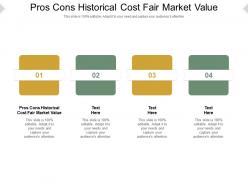Pros cons historical cost fair market value ppt powerpoint presentation pictures cpb
