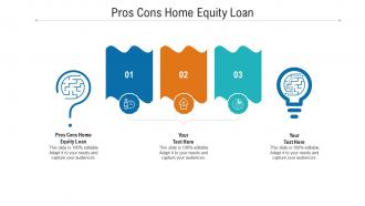 Pros cons home equity loan ppt powerpoint presentation styles model cpb